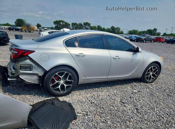 2G4GL5EX7H9148667 2017 BUICK REGAL Silver Հետևի աջ