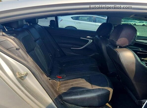 2G4GL5EX7H9148667 2017 BUICK REGAL Silver Հետևի նստատեղերի տեսք