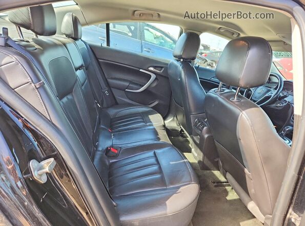 2G4GL5EX7H9168563 2017 BUICK REGAL Black Rear seats view