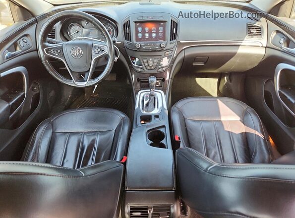 2G4GL5EX7H9168563 2017 BUICK REGAL Black Dashboard view
