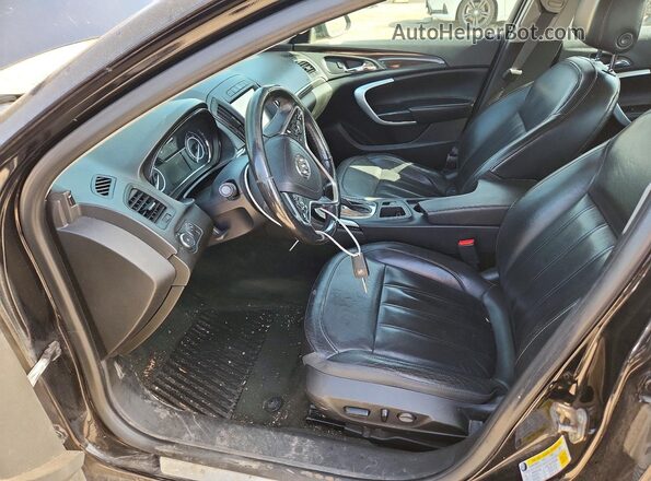 2G4GL5EX7H9168563 2017 BUICK REGAL Black Front interior view