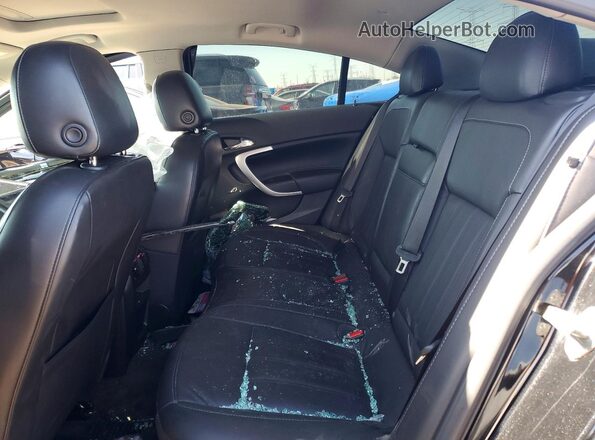 2G4GL5EX9G9130475 2016 BUICK REGAL Черный Вид задних сидений