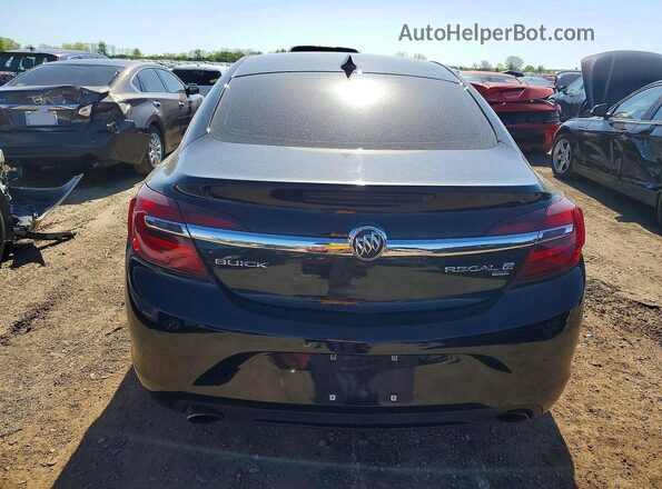 2G4GL5EX9G9130475 2016 BUICK REGAL Черный Вид сзади