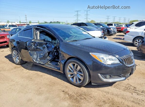 2G4GL5EX9G9130475 2016 BUICK REGAL Черный Передняя правая четверть