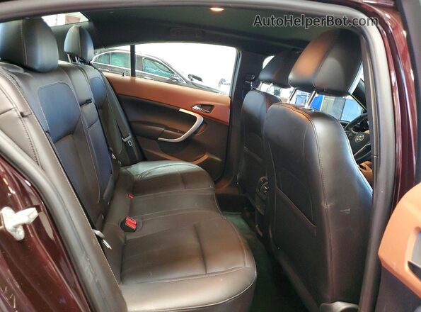 2G4GL5EXXH9154799 2017 BUICK REGAL Burgundy უკანა სავარძლების ხედი
