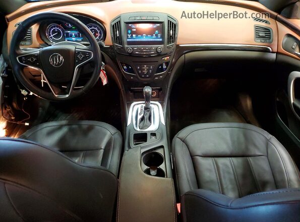 2G4GL5EXXH9154799 2017 BUICK REGAL Burgundy წინა პანელის ხედი