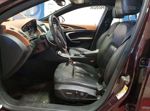 2G4GL5EXXH9154799 2017 BUICK REGAL Burgundy წინა სალონის ხედი