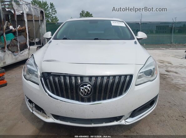 2G4GN5EX2H9114078 2017 BUICK REGAL White Vista del cuadro de instrumentos