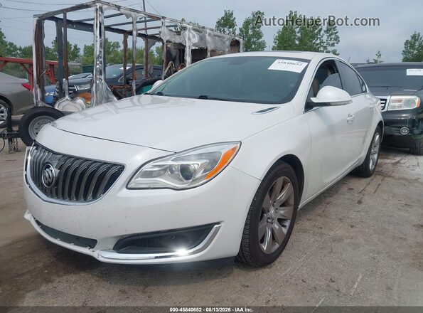 2G4GN5EX2H9114078 2017 BUICK REGAL White Vista tres cuartos delantera izquierda