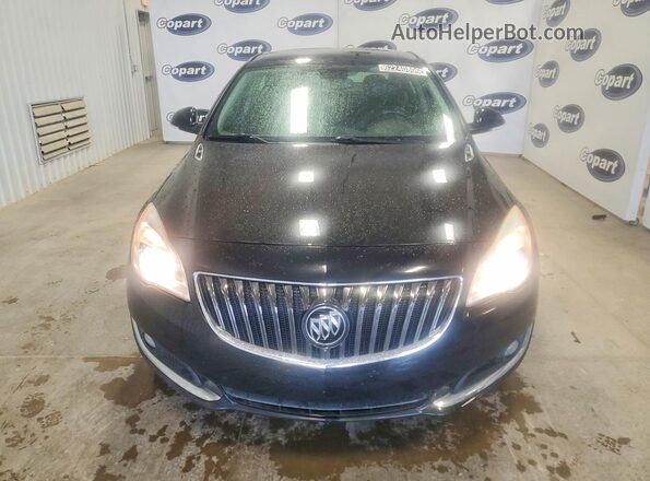 2G4GP5EX7G9145867 2016 BUICK REGAL Black წინა ხედი