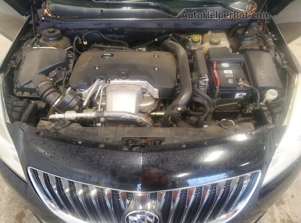 2G4GP5EX7G9145867 2016 BUICK REGAL Black უკანა სალონის ხედი