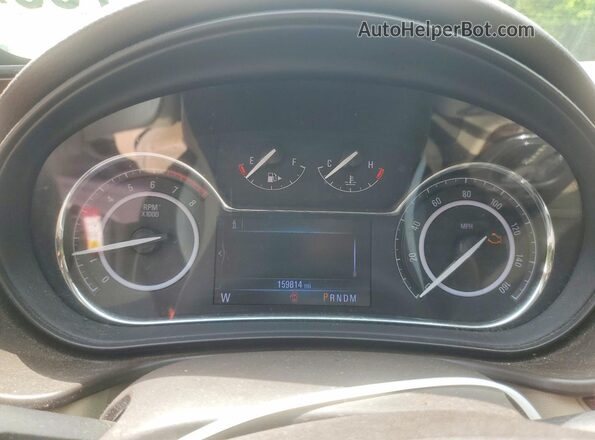 2G4GR5GX2H9148085 2017 BUICK REGAL Red ხელსაწყოთა პანელის ხედი