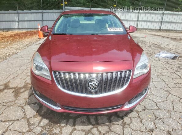 2G4GR5GX2H9148085 2017 BUICK REGAL Red წინა ხედი