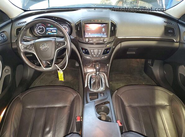 2G4GS5GX0G9199572 2016 BUICK REGAL Угольный Вид панели приборов
