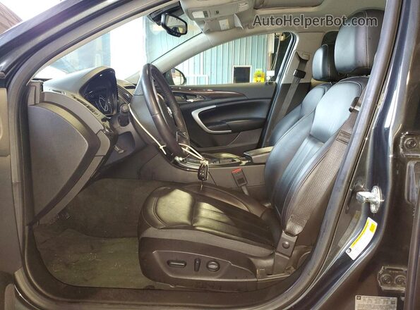 2G4GS5GX0G9199572 2016 BUICK REGAL Угольный Вид салона спереди