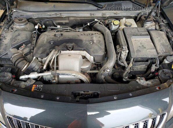 2G4GS5GX0G9199572 2016 BUICK REGAL Угольный Вид задней части салона