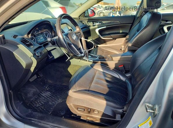 2G4GS5GX3G9192017 2016 BUICK REGAL Silver Вид салону спереду