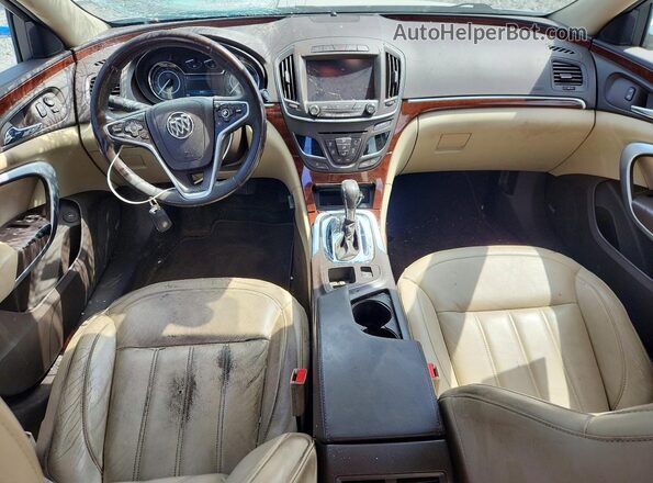 2G4GS5GX7G9108619 2016 BUICK REGAL Белый Вид панели приборов