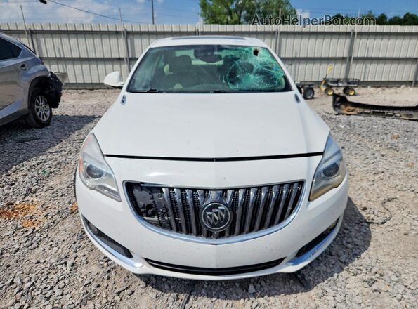 2G4GS5GX7G9108619 2016 BUICK REGAL Белый Вид спереди
