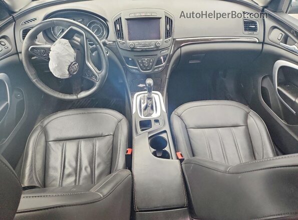 2G4GS5GX8G9165976 2016 BUICK REGAL Green Առջևի վահանակի տեսք