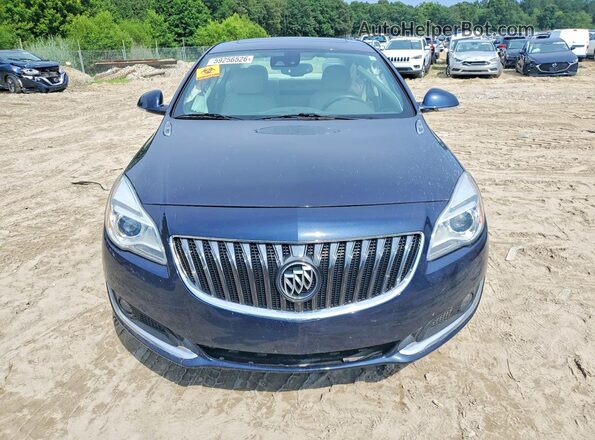 2G4GS5GX8G9206588 2016 BUICK REGAL Blue Widok z przodu