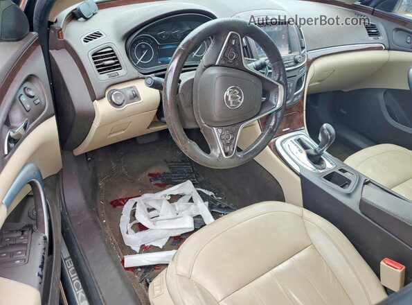 2G4GS5GX8G9206588 2016 BUICK REGAL Blue Widok deski rozdzielczej