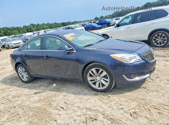 2G4GS5GX8G9206588 2016 BUICK REGAL Blue Przód prawy