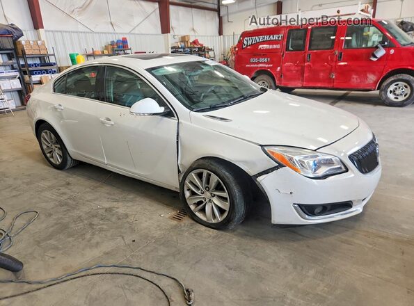 2G4GS5GX9G9134557 2016 BUICK REGAL White Delantero derecho