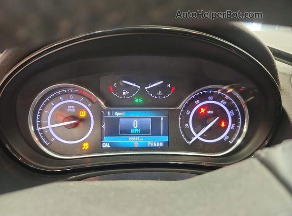 2G4GS5GX9G9134557 2016 BUICK REGAL White Vista del cuadro de instrumentos