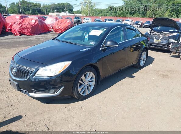2G4GT5GX7G9205896 2016 BUICK REGAL Black Передня ліва чверть