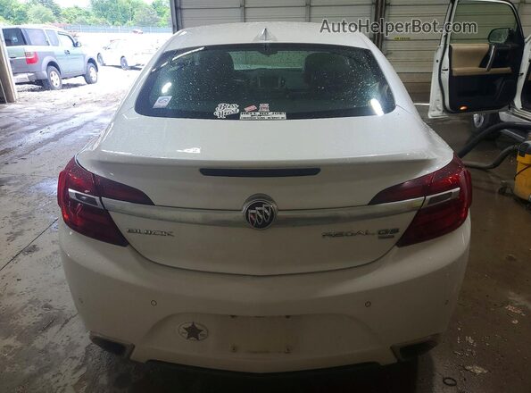 2G4GU5GX8H9110729 2017 BUICK REGAL White Rear view