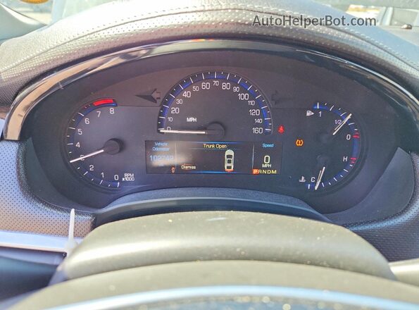 2G61M5S32G9149364 2016 CADILLAC XTS Gray ხელსაწყოთა პანელის ხედი
