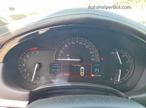 2G61M5S37K9109399 2019 CADILLAC XTS Gray Instrument cluster view