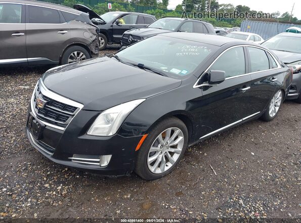 2G61M5S38H9109985 2017 CADILLAC XTS Black Առջևի ձախ երեք քառորդ տեսարան