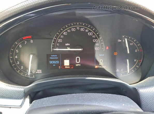 2G61M5S38J9143835 2018 CADILLAC XTS Black ხელსაწყოთა პანელის ხედი
