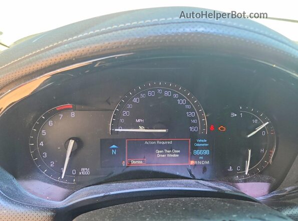 2G61M5S3XK9134376 2019 CADILLAC XTS Silver Vista del cuadro de instrumentos