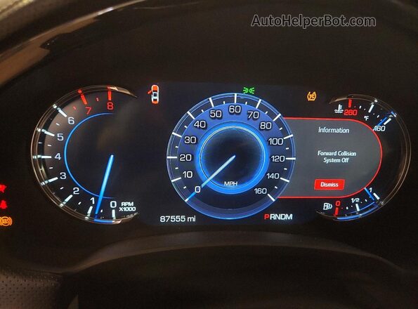 2G61P5S31K9100978 2019 CADILLAC XTS Gray Widok zestawu wskaźników