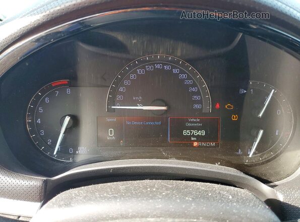 2G61U5S35J9147745 2018 CADILLAC XTS Черный Вид щитка приборов