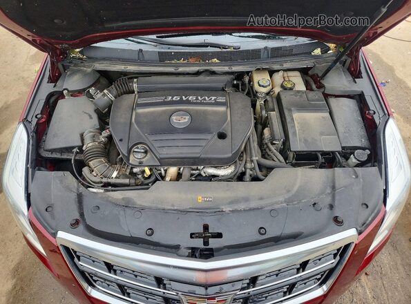 2G61V5S83H9162232 2017 CADILLAC XTS Red Вид задньої частини салону