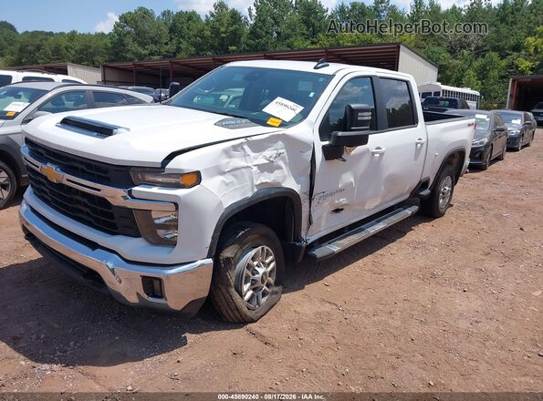 2GC1KNE7XS1233005 2025 CHEVROLET SILVERADO White Առջևի ձախ երեք քառորդ տեսարան