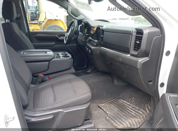 2GC1KNEY0S1221633 2025 CHEVROLET SILVERADO White Vista interior delantera