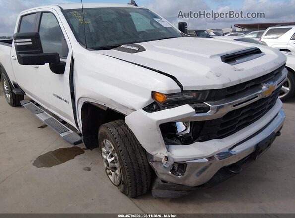 2GC1KNEY0S1233913 2025 CHEVROLET SILVERADO White Front view