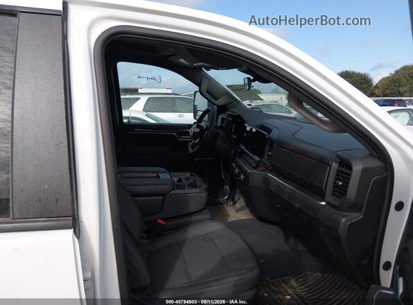2GC1KNEY0S1233913 2025 CHEVROLET SILVERADO White Front interior view