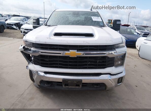 2GC1KNEY0S1233913 2025 CHEVROLET SILVERADO White Instrument cluster view