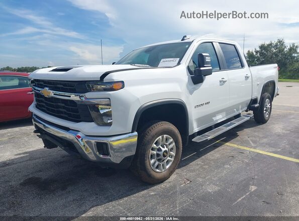 2GC1KNEY9S1233473 2025 CHEVROLET SILVERADO Белый Передняя левая четверть