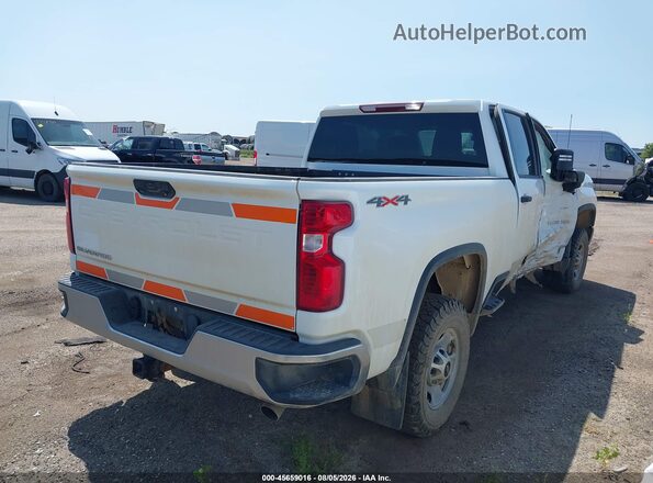 2GC1YLE75P1707162 2023 CHEVROLET SILVERADO White Задня права чверть
