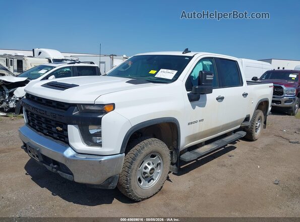2GC1YLE75P1707162 2023 CHEVROLET SILVERADO White Передня ліва чверть