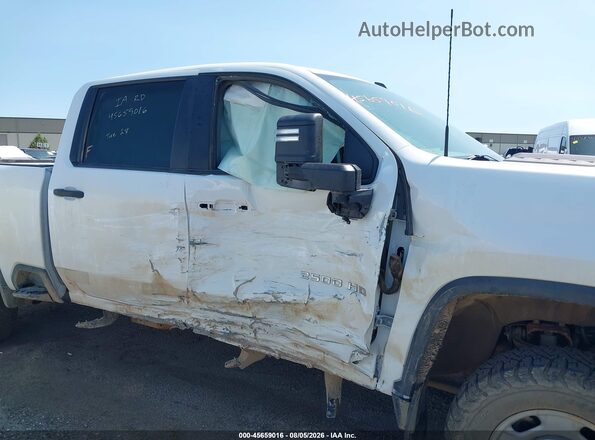 2GC1YLE75P1707162 2023 CHEVROLET SILVERADO White Вид спереду