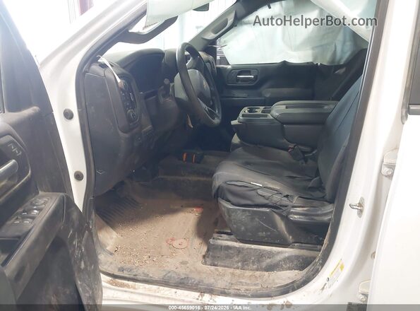 2GC1YLE75P1707162 2023 CHEVROLET SILVERADO White Вид салону спереду