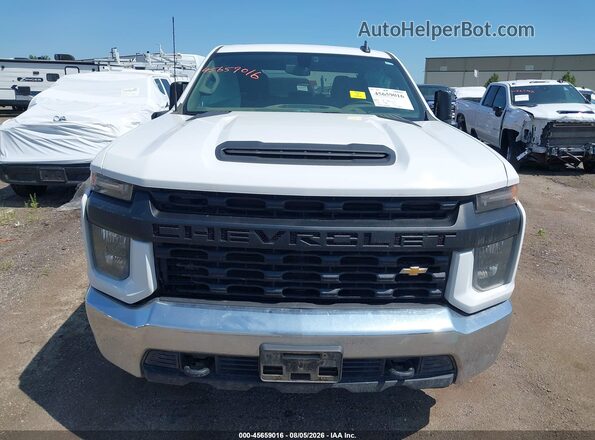 2GC1YLE75P1707162 2023 CHEVROLET SILVERADO White Вид щитка приладів